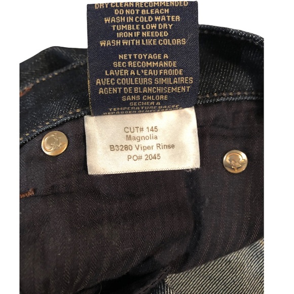 Fidelity Women’s Jeans Dark Wash Bootcut Low Rise Size 27 - Picture 6 of 6